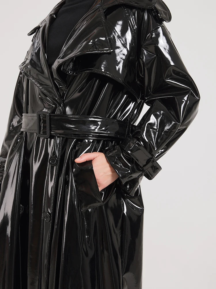 Noir Allure Trench