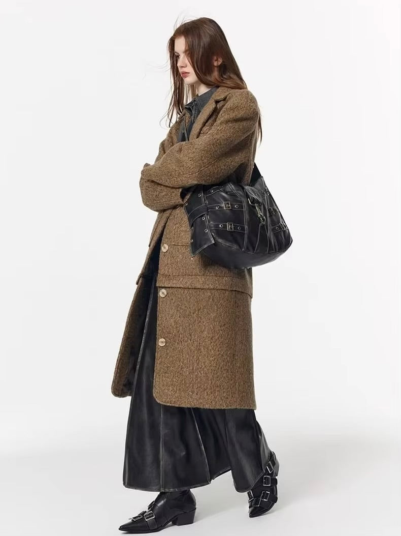 The Noir Strapped Bag