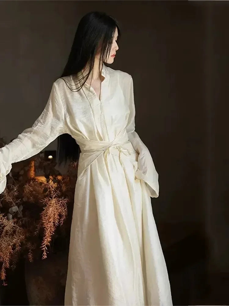 Luxury Linen Maxi Dress