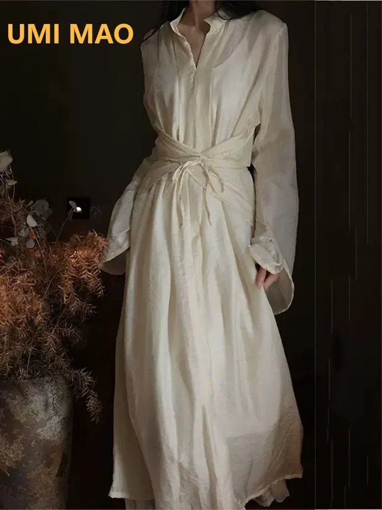 Luxury Linen Maxi Dress