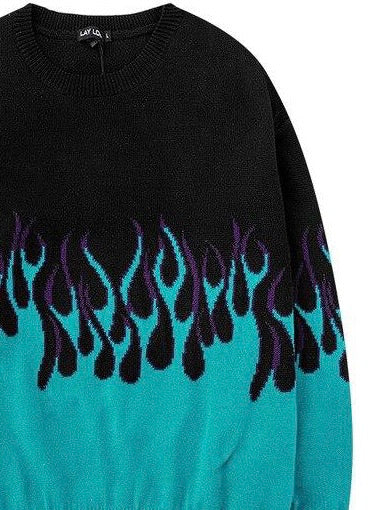 BLUE FLAME KNITTED