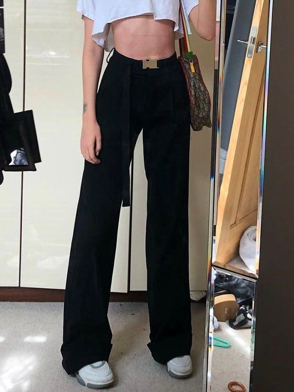 Hight waist pants trousers