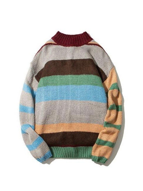 Knitted sweaters loose