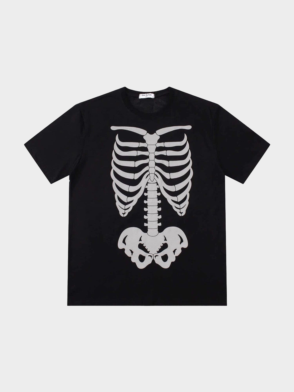 REFLECTIVE SKULL T-SHIRT