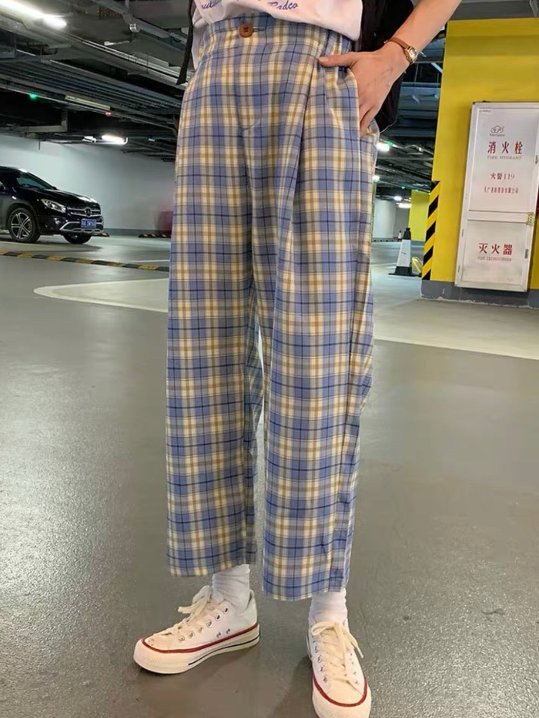 Plaid pants