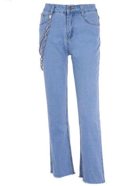 double layers metal jeans chain