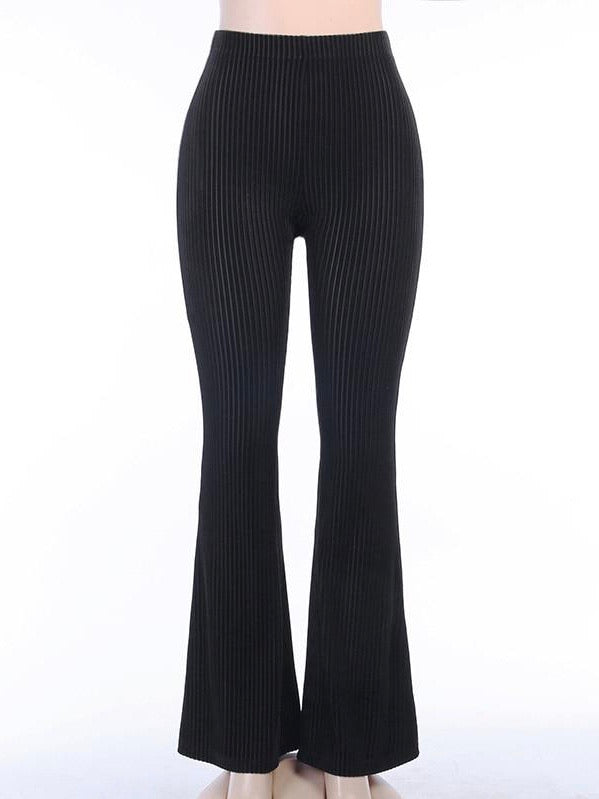 Hight waist long flare pants