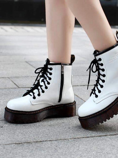 ACID CHUNKY PLATFORM BOOTS