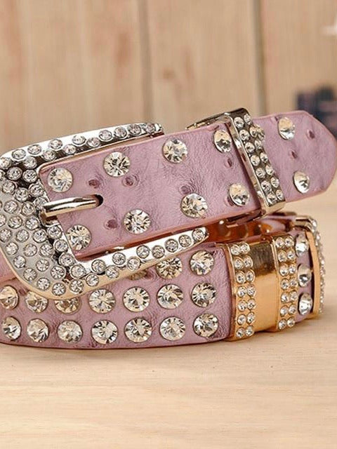 Rhinestone belt