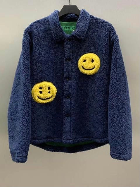 Smiley Face Jacket Coat