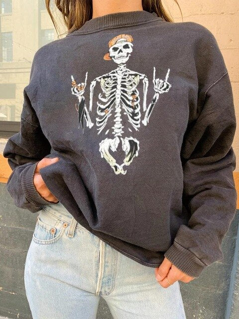 Skull oversized sweat