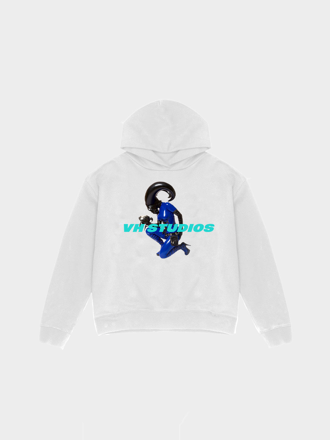 Hoodie " latex Alien "